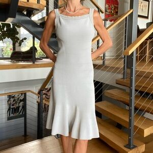 Alaia light gray  Midi Dress